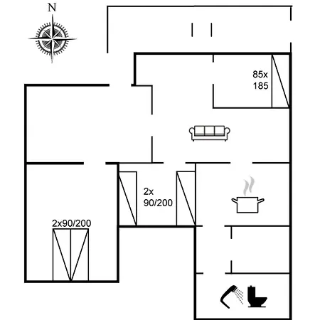 Feriehus Hendrine - 500m From The Sea By Interhome Lakolk