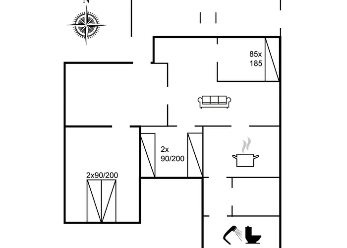Hébergement de vacances Hendrine - 500m From The Sea By Interhome Lakolk
